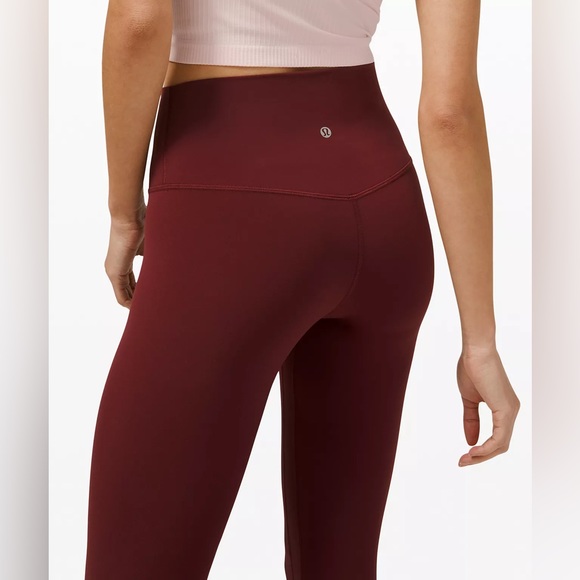 lululemon athletica Pants - Lululemon align high rise pant. Red merlot color. Size 6